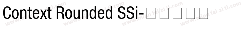 Context Rounded SSi字体转换